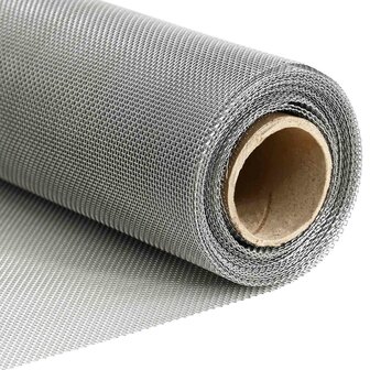 Gaas Scherm 20 x 1000 cm 20 Mesh RVS 201 Zilverkleurig 3