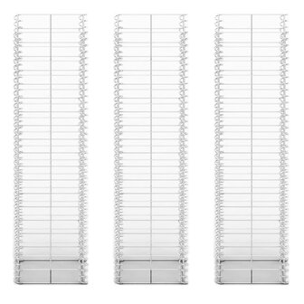 3-delige Schanskorfset 25x25x100 cm gegalvaniseerd draad  3