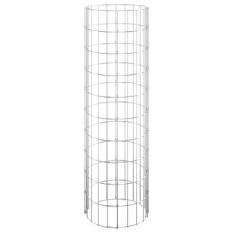 Gabion paal rond &amp;Oslash;30x100 cm gegalvaniseerd staal 3