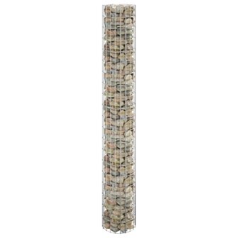 Gabion paal rond &amp;Oslash;30x200 cm gegalvaniseerd staal 1