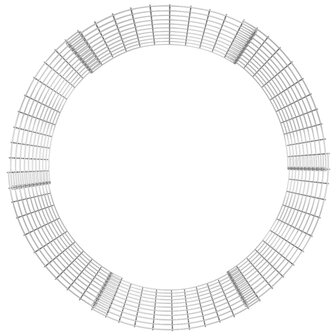 Gabion paal rond &amp;Oslash;100x100 cm gegalvaniseerd staal 4