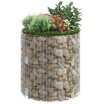 Gabion paal rond &amp;Oslash;100x100 cm gegalvaniseerd staal 5
