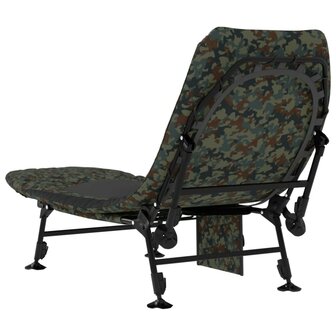 Visbed met verstelbare modderpoten inklapbaar camouflage 5