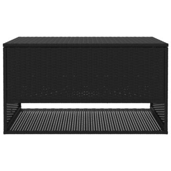 Opbergbox voor buiten 100x55x55,5 cm poly rattan zwart 4