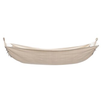 Hangmat 260x150 cm cr&amp;egrave;mekleurig 2