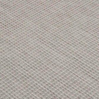 Buitenkleed platgeweven 80x150 cm lichtgrijs 5