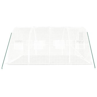 Kas met stalen frame wit 12 m&amp;sup2; 4x3x2 m 5