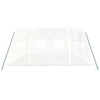 Kas met stalen frame wit 16 m&amp;sup2; 4x4x2 m 5