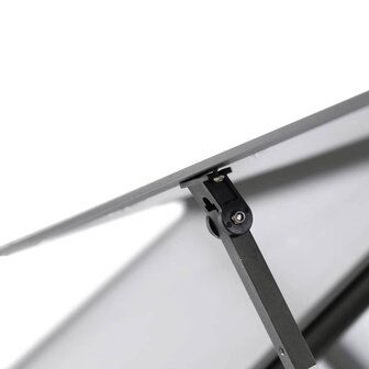 Tuinkas met basisframe 169x114x202 cm aluminium antracietkleur 8