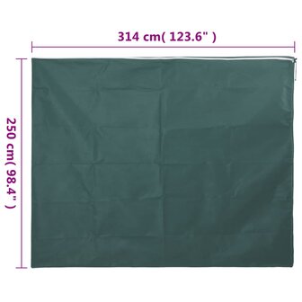Plantenhoes met ritssluiting 70 g/m&amp;sup2; 3,14x2,5 m 9