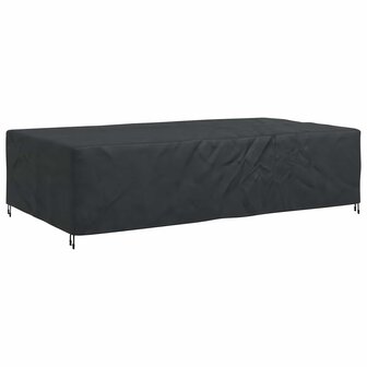 Tuinsethoes Effen Zwart 305 x 190 x 85 cm 420D 2