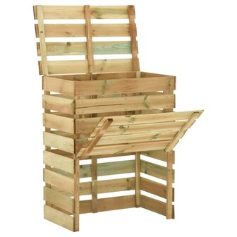 Tuincompostbakken 3 st 80x50x100 cm ge&amp;iuml;mpregneerd grenenhout 2