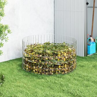 Compostbak &amp;Oslash;100x50 cm gegalvaniseerd staal 1