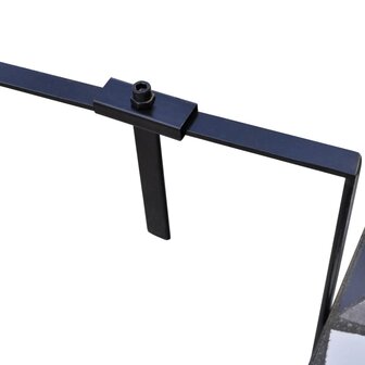 Balkontafel hangend moza&amp;iuml;ek zwart en wit 4