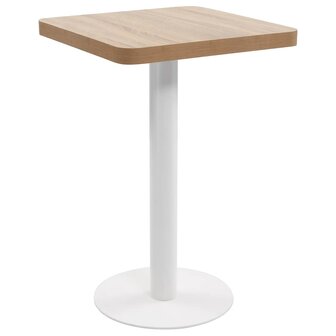 Bistrotafel 50x50 cm MDF lichtbruin 1