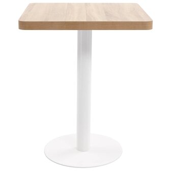 Bistrotafel 60x60 cm MDF lichtbruin 2