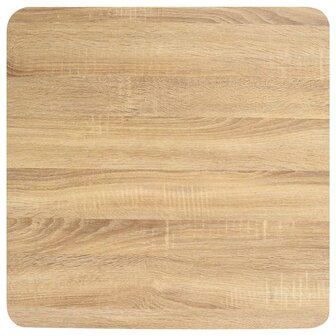 Bistrotafel 60x60 cm MDF lichtbruin 4