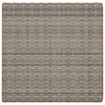 Bistrotafel inklapbaar 55x54x71 cm poly rattan grijs 5