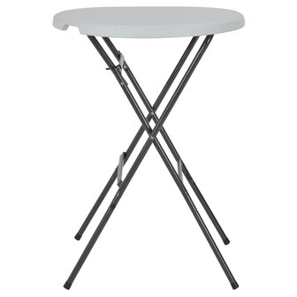 Bartafel inklapbaar 80x110 cm HDPE wit 2
