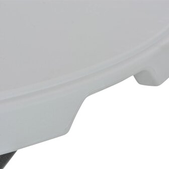 Bartafel inklapbaar 80x110 cm HDPE wit 5