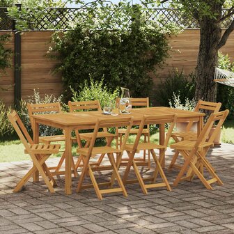 Bistrostoelen voor buiten 8 pcs Naturel 40 x 53 x 80 cm 1