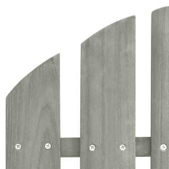 Tuinschommelstoel hout grijs 5