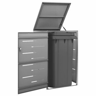 Containerberging enkel 69x77,5x115 cm roestvrij staal 1