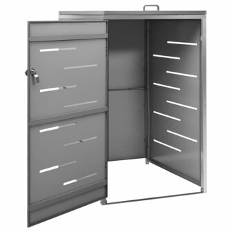 Containerberging enkel 69x77,5x115 cm roestvrij staal 4