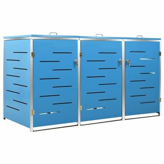 Containerberging driedubbel 207x77,5x115 cm roestvrij staal 2