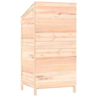 Tuinschuur 55x52x112 cm massief vurenhout 6