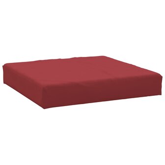 Palletkussen oxford stof wijnrood 2