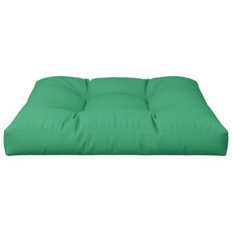 Palletkussen 70x70x12 cm stof groen 4