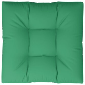 Palletkussen 70x70x12 cm stof groen 6