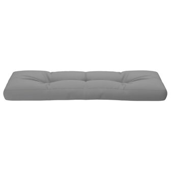 Palletkussen 120x40x12 cm stof grijs 5