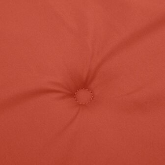 Terrasstoelkussen (75+105) x 50 x 4 cm stof gem&amp;ecirc;leerd rood 7