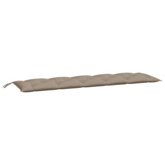 Tuinbankkussen 180x50x7 cm oxford stof taupe 2