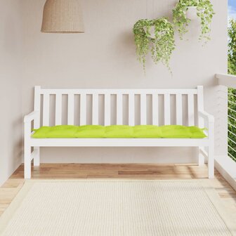 Tuinbankkussen 180x50x7 cm oxford stof heldergroen 1