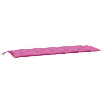 Tuinbankkussen 180x50x7 cm oxford stof roze 2