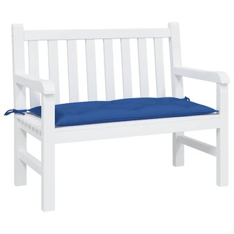 Tuinbankkussen 110x50x7 cm stof blauw 3