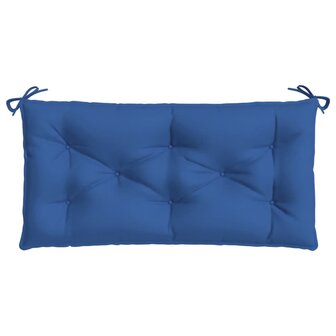 Tuinbankkussen 110x50x7 cm stof blauw 4