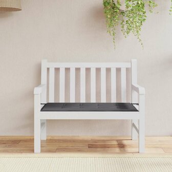 Tuinbankkussen 120x50x3 cm oxford stof antracietkleurig 1