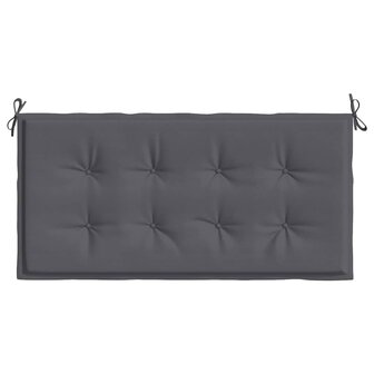 Tuinbankkussen 120x50x3 cm oxford stof antracietkleurig 4