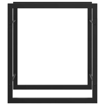 Haardhoutrek 50x28x56 cm staal matzwart 5