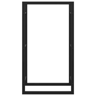 Haardhoutrek 50x28x94 cm staal matzwart 5