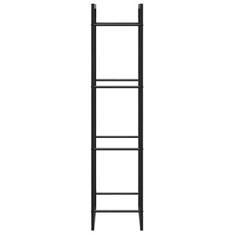 Haardhoutrek 50x28x132 cm staal matzwart 6