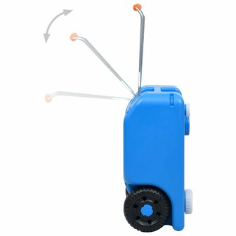 Watertank op wielen 25 L blauw 4