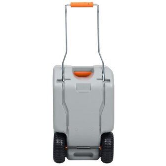 Watertank op wielen 25 L grijs 6