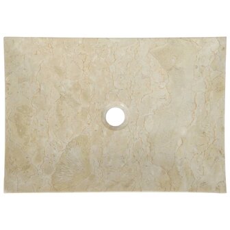 Gootsteen 50x35x12 cm marmer cr&amp;egrave;me 5