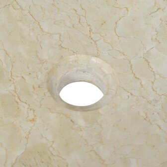 Gootsteen 50x35x12 cm marmer cr&amp;egrave;me 7