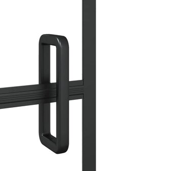 Douchewand 100x140 cm ESG zwart 4